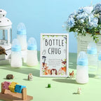 Roowest Bottle Chug Baby Shower Games Favors, Blue, Woodland Animal - Image 4