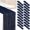 Showgeous 20 Pack Navy Blue Cheesecloth Table Runner, 17 x 108 Inches by Showgeous