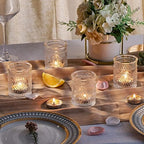 Clear Votive Candle Holders Set of 48- Glass Tealight Candle Holders Bulk - Image 6