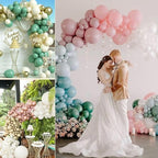 Arch Balloon Stand Kit, 8.2ft & 5ft Free Bending Soft Balloon Flower Backdrop Stands Set with Water Base for Birthday Party Decorations Baby Shower Wedding Graduation Balloons Decor - Image 6