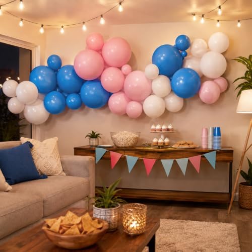 Garland Balloons Reusable, PVC Party Decor Arch Kit，7balls-White - Image 7