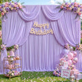 50ft x 10ft Purple Backdrop Curtains, Lavender Lilac Drapes Backdrop Fabric by HBBMAGIC
