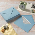 100 Pieces A7 Envelopes 5x7 Dusty-Blue, 5.24 x 7.24 Inches (Pack of 4) - Image 6
