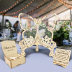 Personalized Wedding Guest Book Alternative, Guest Book Frame with Hearts for Wedding Reception, Wedding Sign Frame, Baby Shower Guest Book, Unique Wedding Decorations by AngryEggBoy