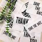 Sabary 50 Pcs Self AdhesiveVellum Envelopes Clear Envelopes, 4.7 x 6.5 Inch - Image 3