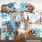 298pcs Cowboy Baby Shower Decorations for Boy, All-in-1 set, 25 Guests - Image 4