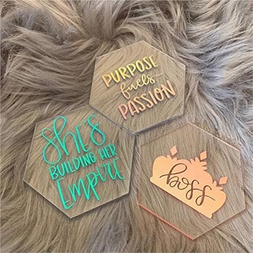 50 Pcs Clear Acrylic Table Place Cards with Stands Wedding Seating Name Tags DIY Decor - Image 2