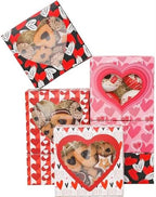 qiqee Valentine Bakery Box with Original Unique Design 60packs 6x6x3 Cookie Boxes Pastry Box for Valentine's Day by Qiqee