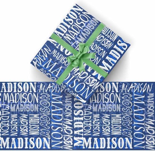 AOFUN Wrapping Paper For Him Gift Wrapping Paper Custom Gift Wrapping Paper Birthday Wrapping Paper For Men Birthday Wrapping Paper For Men 5 Rolls 58" x 23" - Image 2