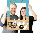 Big Dot of Happiness Strike Up The Fun - Bowling - Birthday Party or Baby Shower Selfie Photo Booth Picture Frame and Props - Printed on Sturdy Material - Image 4