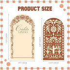Mindsoft 2 Set Cielito Lindo Arch Cover 7.2ft 6.6ft, Brown Stretchy - Image 2