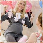 Patelai 321 Pcs Baby Shower Games Supplies, Brown Bear - Image 6