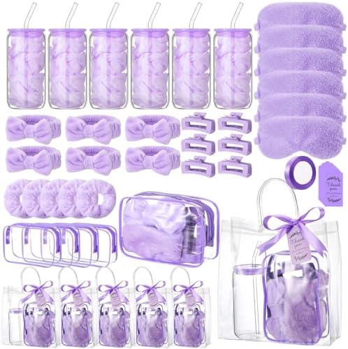 48 Pcs Baby Shower Game Prizes Gift Set for Guests, Purple by Acellegic