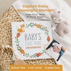 Keepsake Baby Memory Book for Baby Boy or Girl – Timeless Gender Neutral Baby Journal Scrapbook Photo Album for First 5 Years – Milestone Book to Record Every Event from Birth to Age 5 - Image 6