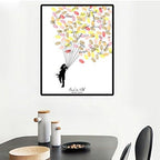 Personalized Wedding Guestbook Alternative Loved Couple Fingerprint Signature Guest Book for Wedding Favors Party Decorations-80x120cm - Image 4