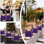 Addblu 24 Pack Purple Large Gift Bags with Handles & 72 Tissue Papers - Image 4
