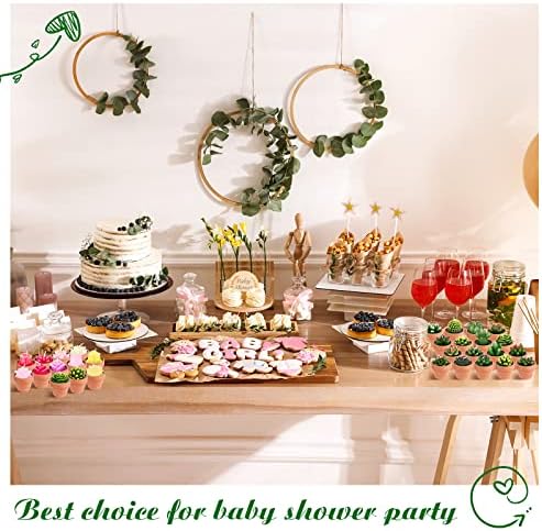 Lounsweer 84 Pcs Succulent Tealight Candles Bulk Novelty Decorative Cactus Candles Wedding Baby Shower Wedding Gifts with Mini Clay Holders for Birthday Party Home Mexican Party Favors (Novel) - Image 7