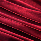 GLORY SEASON Velvet Tablecloth Luxurious Solid Round Table Cloth,Oblong Retro Farmhouse Ruffle Tablecloths Washable Table Cover for Party Wedding Baby Shower Kitchen Dinning Tabletop Decoration - Image 7