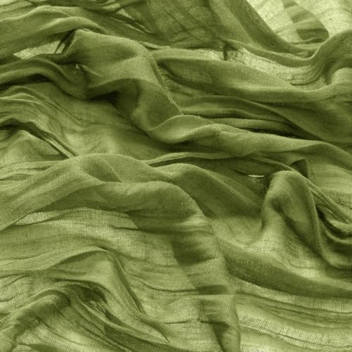 DeZerlor Olive Green Washable Cheesecloth Napkins Set of 50 for Party - Image 4