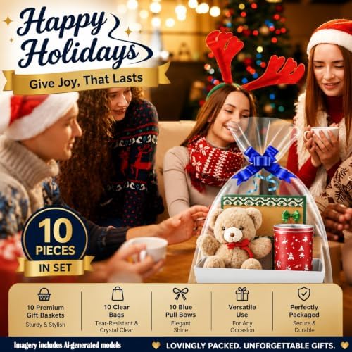 AOUKAR White Empty Gift Baskets, 10 Pack small Baskets for Gifts to Fill - Image 7