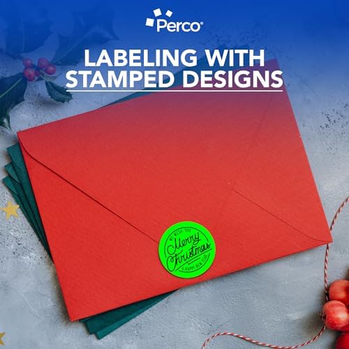 Perco Neon Green Perforated Round Circle Dot Sticker 3-Inch Labels — 3 Rolls, 1,500 Stickers—Available, Ready & Promo Signage, High Visibility, Strong Adhesive —Made in USA - Image 5