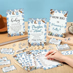 Sherr 476 Pcs Blue Cowboy Baby Shower Game, 9 Styles Baby Shower Activities - Image 2