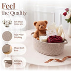 8 Pack Small Woven Gift Baskets Empty to Fill, Cute Gift Basket - Image 3