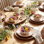SiliFine 12 Pcs Wildflower Ceramic Bowls, 3.3" - Image 3