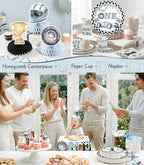 295Pcs Fast One Birthday Decorations For Boys, All-in-One Set for 25 Guests - Image 5