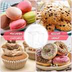 Tuanse 100 Pcs Clear Favor Boxes Plastic Clear Gift Boxes 4 x 4 x 4Inch Transparent PVC Candy Gift Package for Teacher Students Graduation Party Wedding Bridal Baby Shower Cupcake Macaron Cookie - Image 4