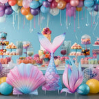 Weysat 3 Pcs Large Sea Party Stand Under The Sea Party Decorations Set - Image 4