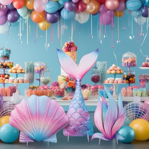 Weysat 3 Pcs Large Sea Party Stand Under The Sea Party Decorations Set - Image 4