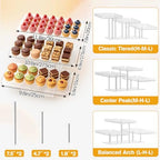 Primst 3 Pack Acrylic Dessert Table Display Set – Rectangular Display Stands for Sandwiches, Cookies & Finger Food, Tiered Trays for Weddings, Baby Shower, Tea Party - Image 2