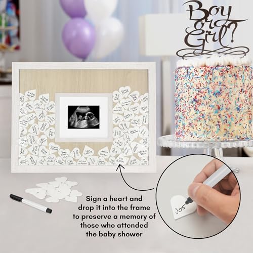 Americanflat 12x16 Shadow Box Frame - Matted to 3x4 - White - Image 4