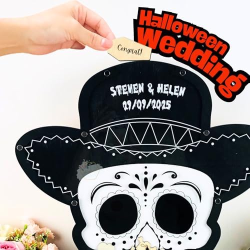 Personalized Sugar Skull Guest Book Alternative, Day of the Dead Wedding - Image 2