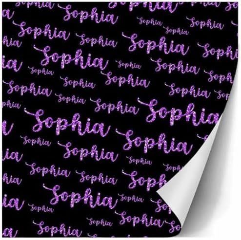 AOFUN Custom Gifts Paper Gifts For Husband Personalized Name Text Fashion Birthday Gift Custom Name Gift 3 Rolls 58" x 23" - Image 3