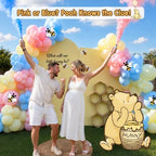 Classic Winnie Bear Gender Reveal Decorations Cutout Large 27.5Inch - Image 3