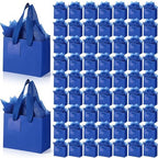 Zhanmai 4.7 x 2.4 x 3.9 Inch 100 Pcs Mini Gift Bags Bulk, Dark Blue by Zhanmai