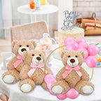 6 Sets Bear Table Centerpieces for Baby Shower Gender Reveal, Pink - Image 6