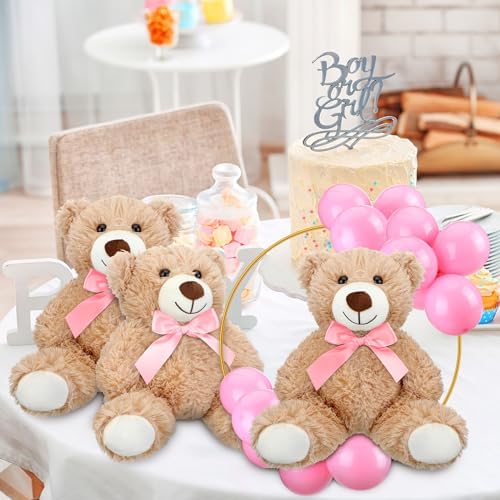 6 Sets Bear Table Centerpieces for Baby Shower Gender Reveal, Pink - Image 6