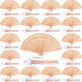 Qunclay 60 Pcs Wooden Hand Fans for Wedding Guest Favors,Delicate Style by Qunclay