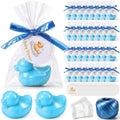 Leelosp Duck Soap Party Favors Gift with Transparent Bags and Thanks Tag for Baby Shower Guest Reveal Baptism Shower Wedding Birthday Summer Party Favor Decorations Supplies(50 Sets,Blue) by Leelosp