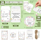 Reallnaive Baby Shower Party Favors Baby in Bloom Envelopes Seed Packets - Image 4
