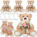 Sliner 4 Sets Pink Bear Baby Shower Centerpieces Gender Reveal Decorations by Sliner