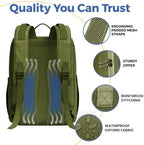 PILLANI Baby Diaper Bag Backpack - Large Bag for Boys & Girls, Waterproof Diaper Backpack - Baby Shower Gifts for Boys - Toddler Diaper Bag with Changing Pad - Large Capacity, Wide Opening Easy Access - Image 4