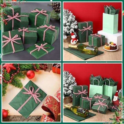 Teling 500 Sheets Tissue Paper for Gift, Forest Green, 14 x 20 Inch - Image 3