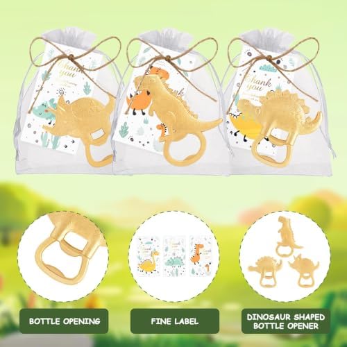 30Pcs Dinosaur Bottle Openers Bulk ,Baby Shower Party Favors for Guests - Image 5