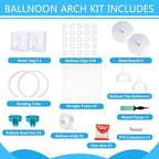 Balloon Arch Stand Kit for Party Backdrop Decoration 8.2FT & 6FT - Image 3