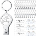 Vesici 50 Sets Baby Shower Nail Clipper Party Favors for Guests, Oh Baby by Vesici