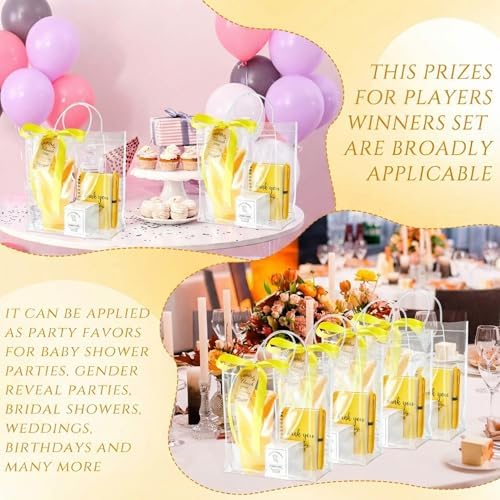 Nuogo 6 Sets New Parent Shower Prizes, Yellow Color, Classic Style - Image 6